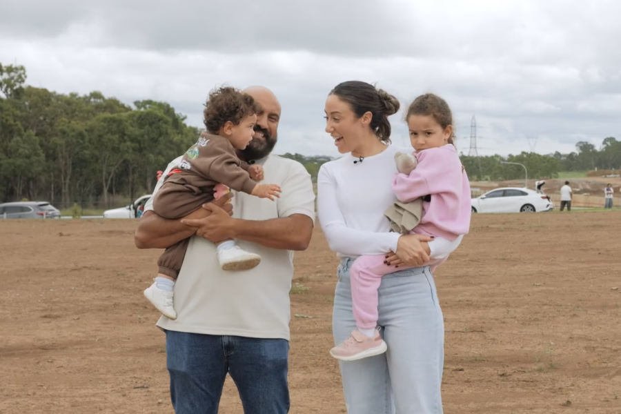 First purchasers step onto their land